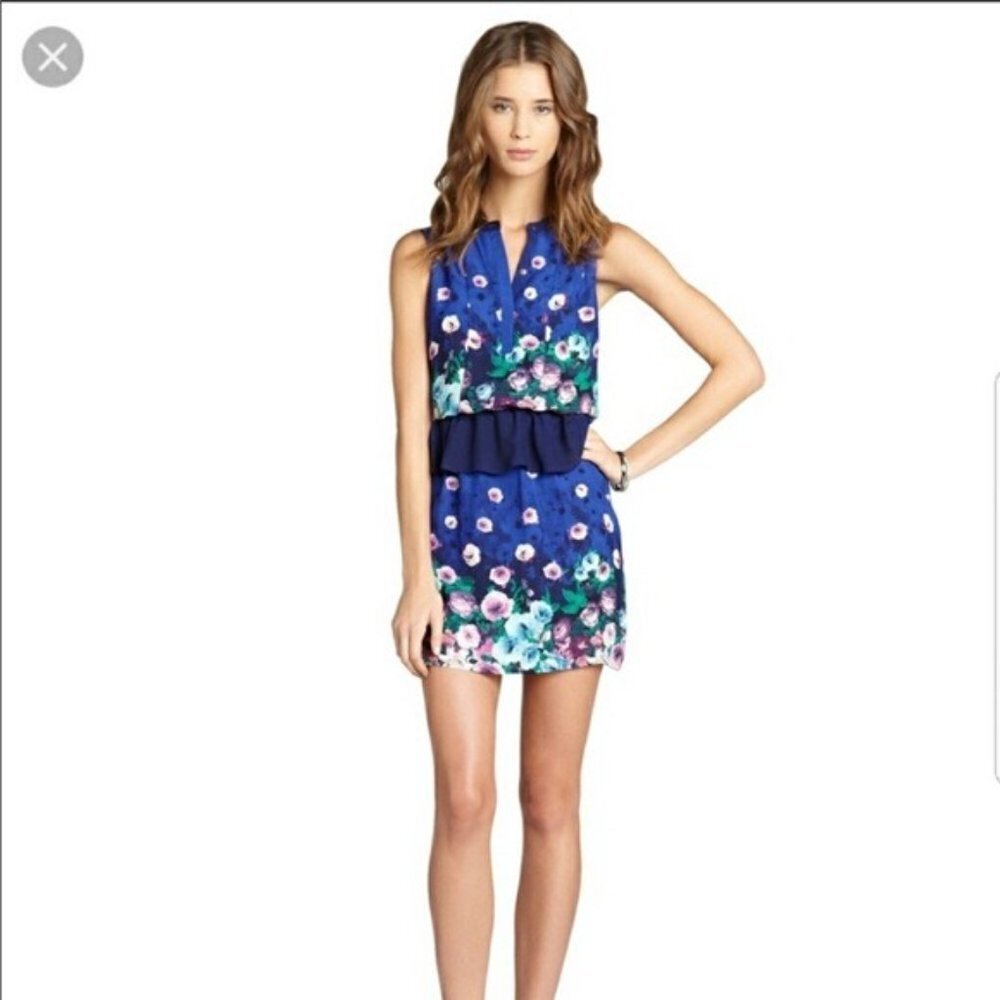 Romeo and Juliet Couture Green Floral Satin Dress Small - Picture 9 of 11